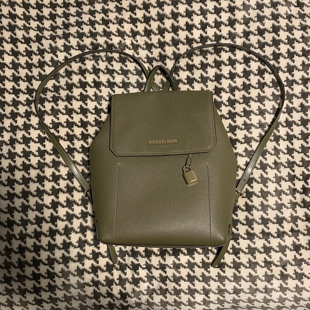 Michael Kors Hayes Backpack Olive